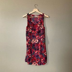Floral Sleeveless Tank Dress